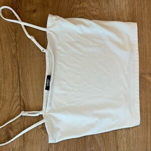 Express Cream Spaghetti Strap Top
